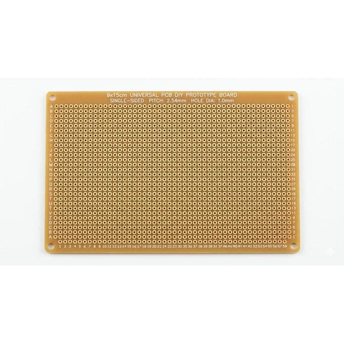 Universal PCB DIY PROTOTYPE BOARD 9x15cm