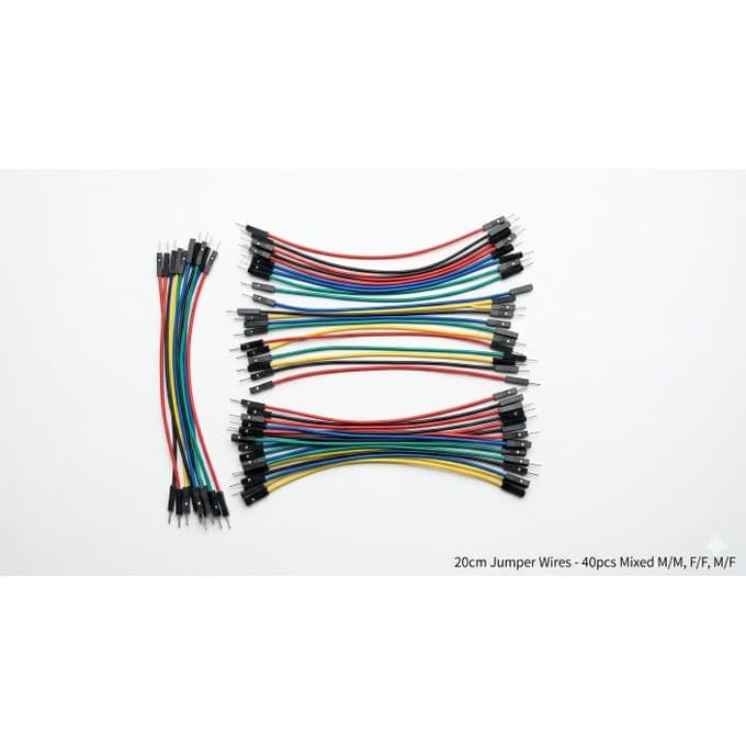 Jumper Wires 40pcs Male-to-Female 20cm