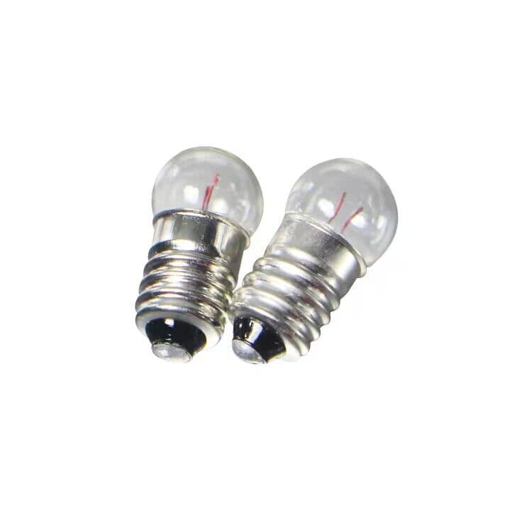 Minature Bulbs / Flashlight Bulb E10 Screw Base 2.5V0.3A 10mm