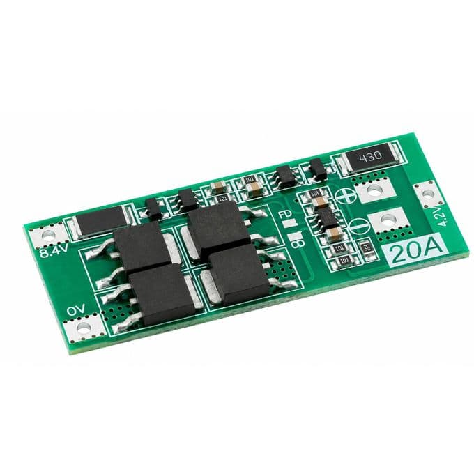 Bms 2S 20A Li-ion Battery Protection Board 7.4V / 8.4V