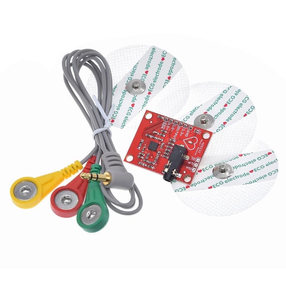 ECG module AD8232 ECG Measurement Pulse Heart ECG Monitoring Sensor Module Kit