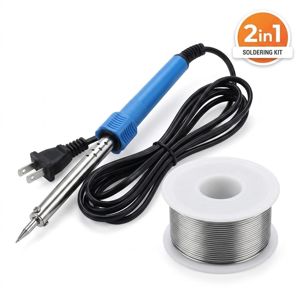2in1 Soldering Gun + Soldering Wire 