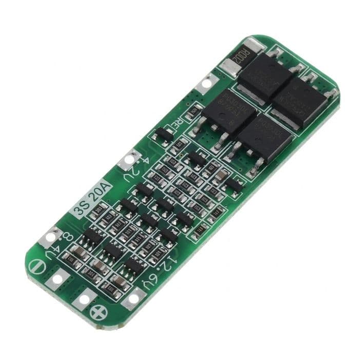Bms 3S 20A Battery Protection Board 11.1V / 12.6V