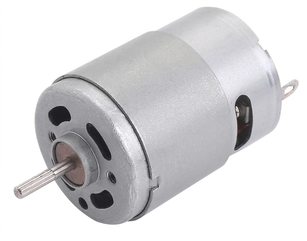 RS-385 DC Motor Carbon Brush With Knurled Shaft
