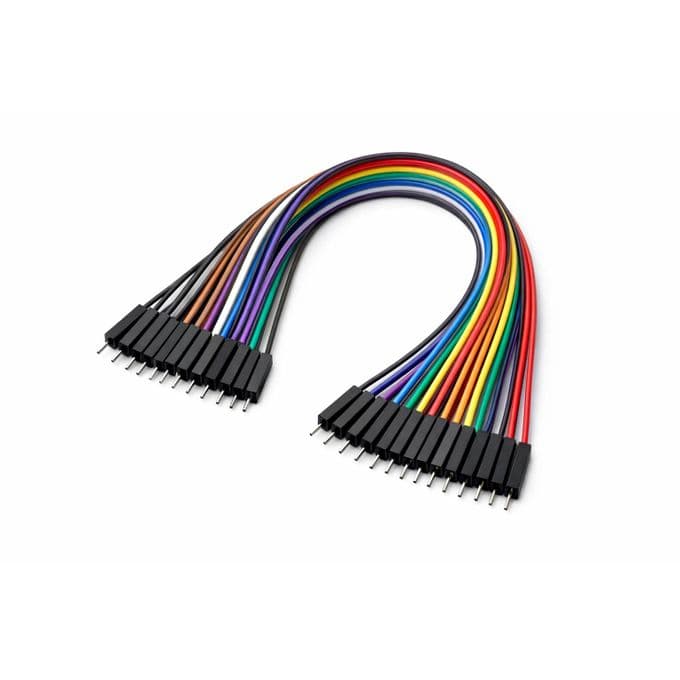 Female to Female jumper wire 40pin – 10cm Length