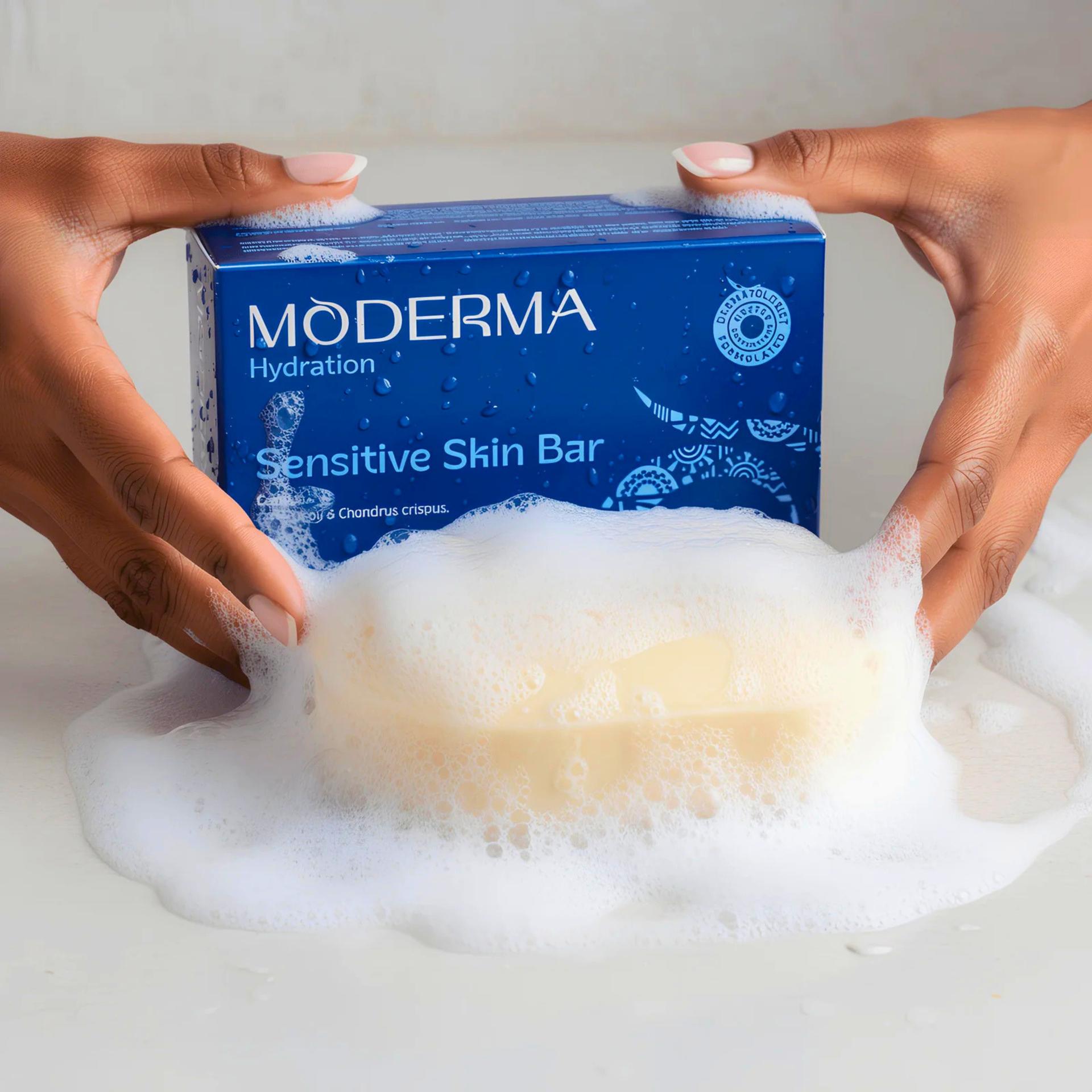 Moderma Sensitive Skin Bar – Gentle Cleansing for Delicate & Sensitive Skin