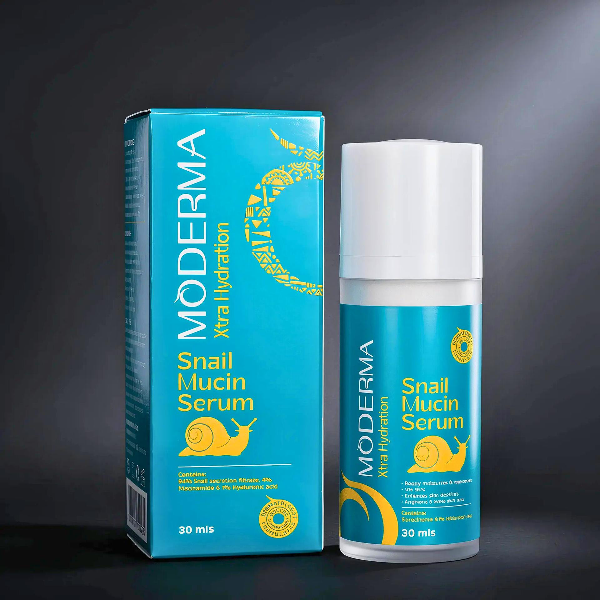 Moderma Xtra Hydration Snail Mucin Serum – Deep Hydration & Skin Repair Care