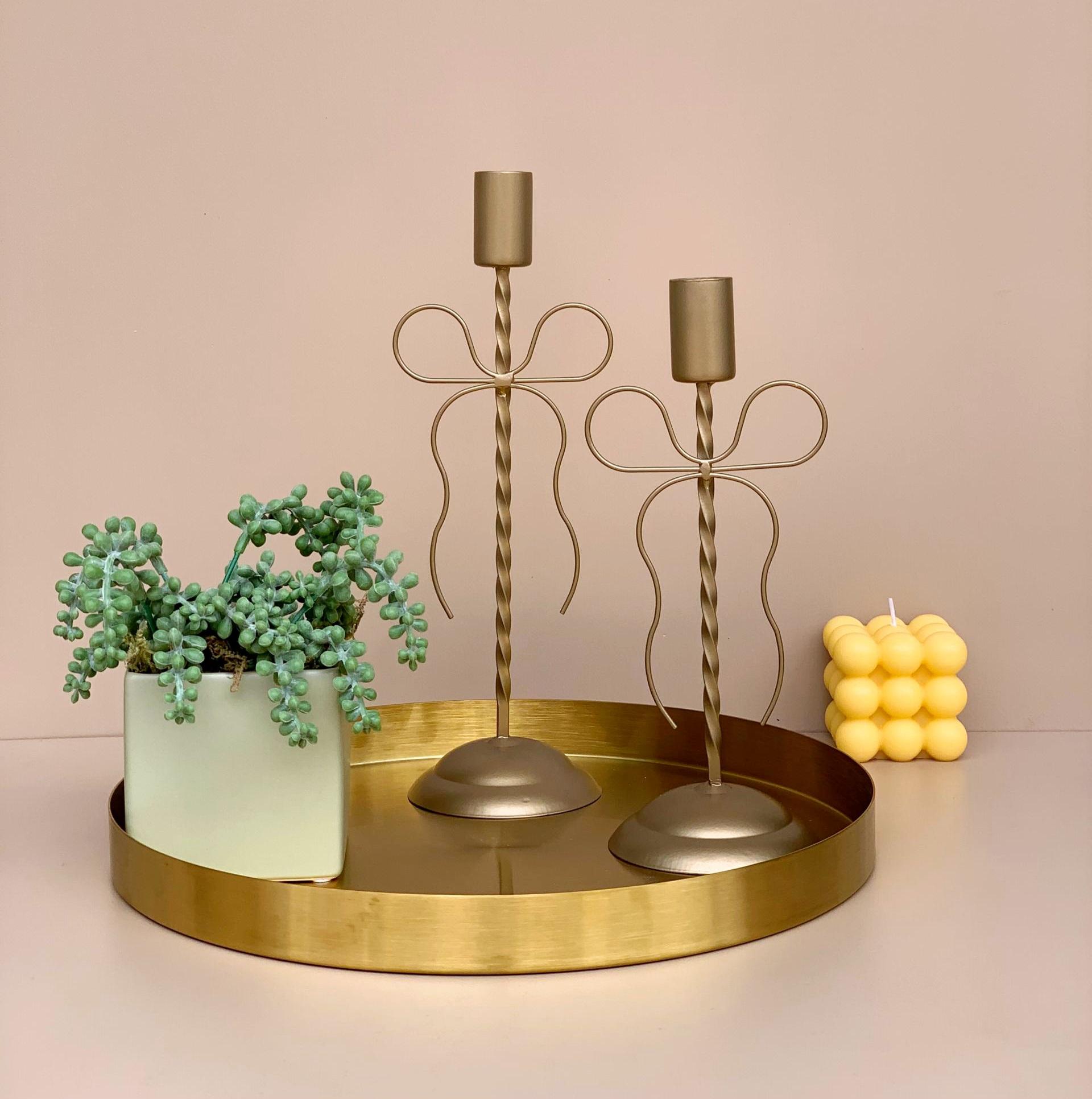 Modern Gold Centerpiece Set