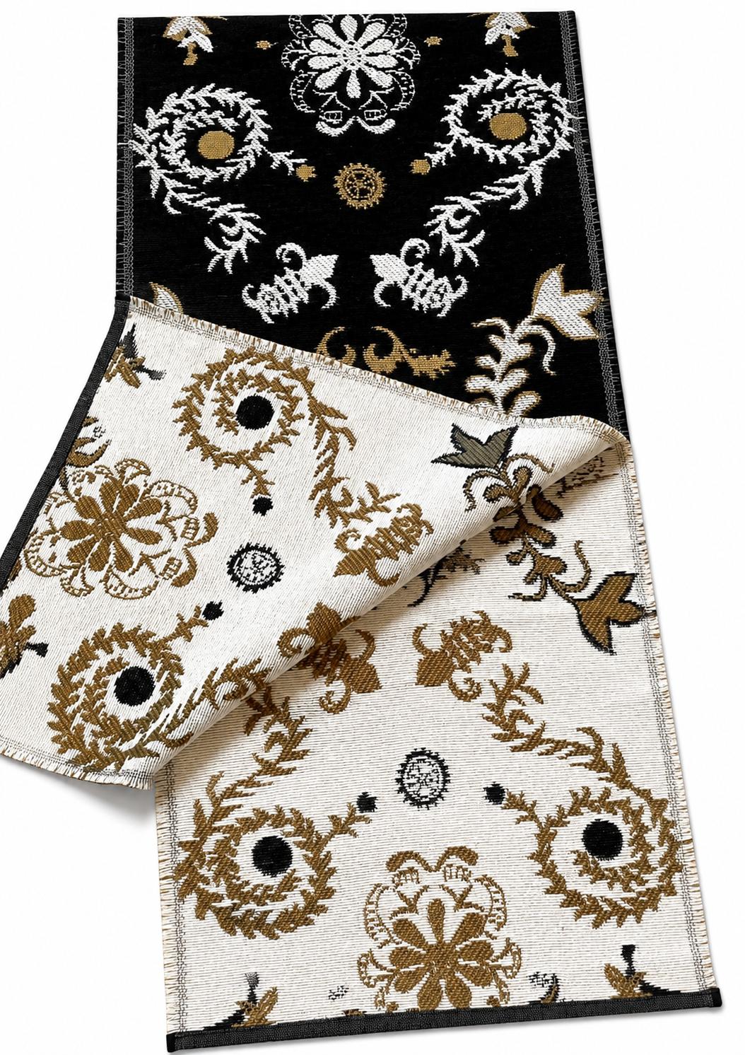 8 seaters Reversible Floral Table Runner