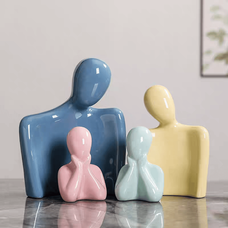Family ceramic ornament 