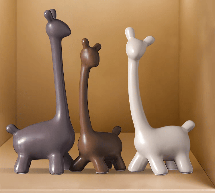 Nordic Giraffe Ornament Set