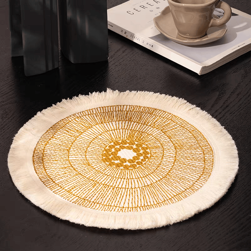 Golden Spiral Round Placemat