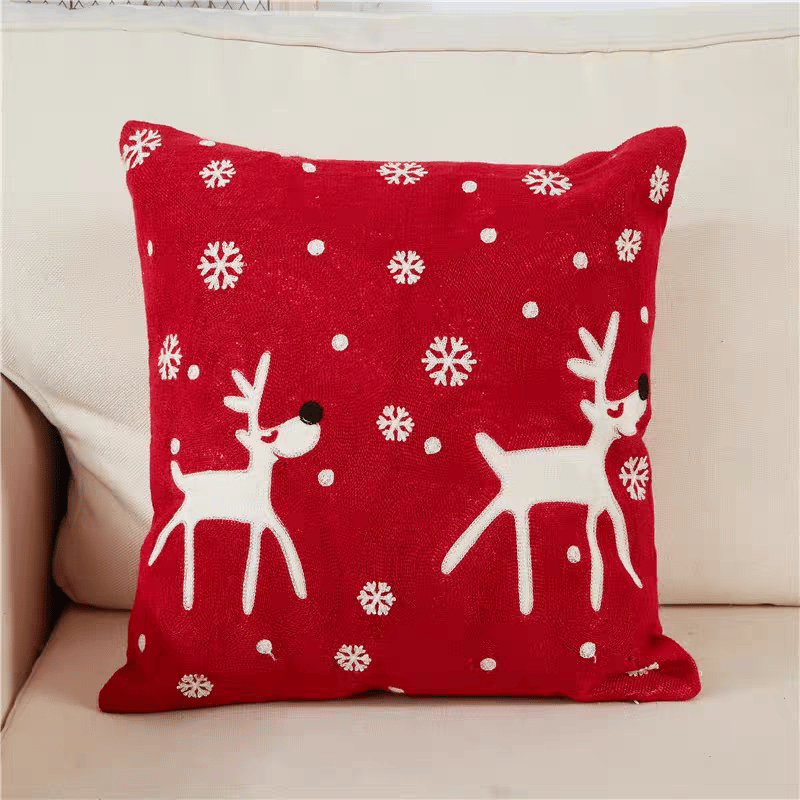Snowflake Christmas Cushion Cover (No Pillow Insert) Size 45*45cm