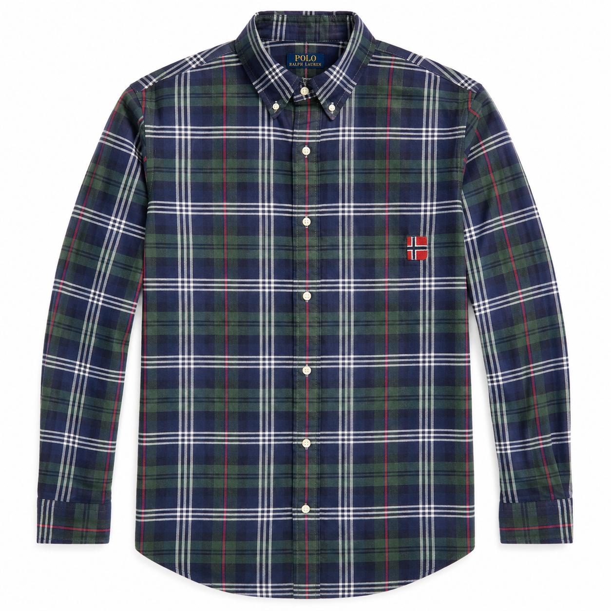 Men’s Multicolour Checked Long-Sleeve Shirt