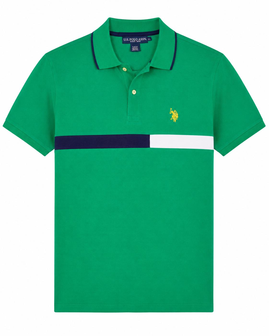 U.S. Polo Assn. Chest-Stripe Polo Shirt