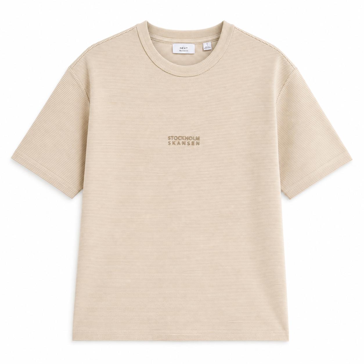 NEXT Stockholm Ribbed Relaxed-Fit T-Shirt