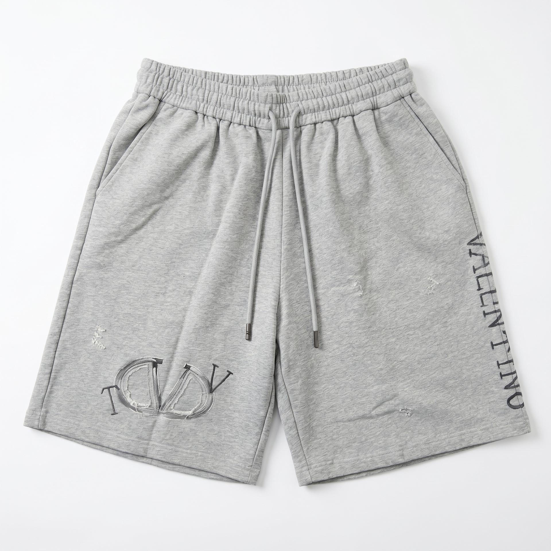 Valentino Shorts Heather Gray