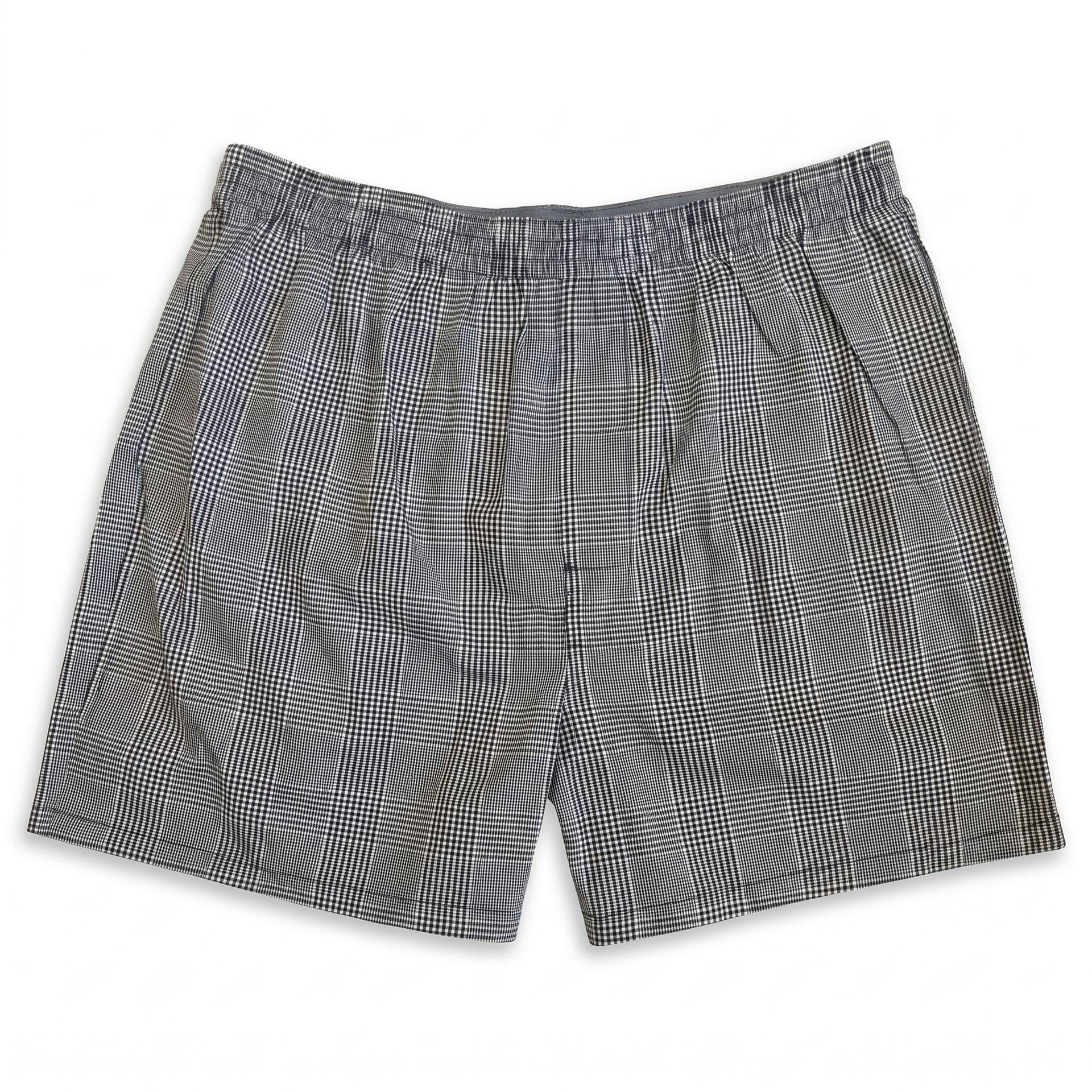 Glen Plaid Woven Boxer Shorts