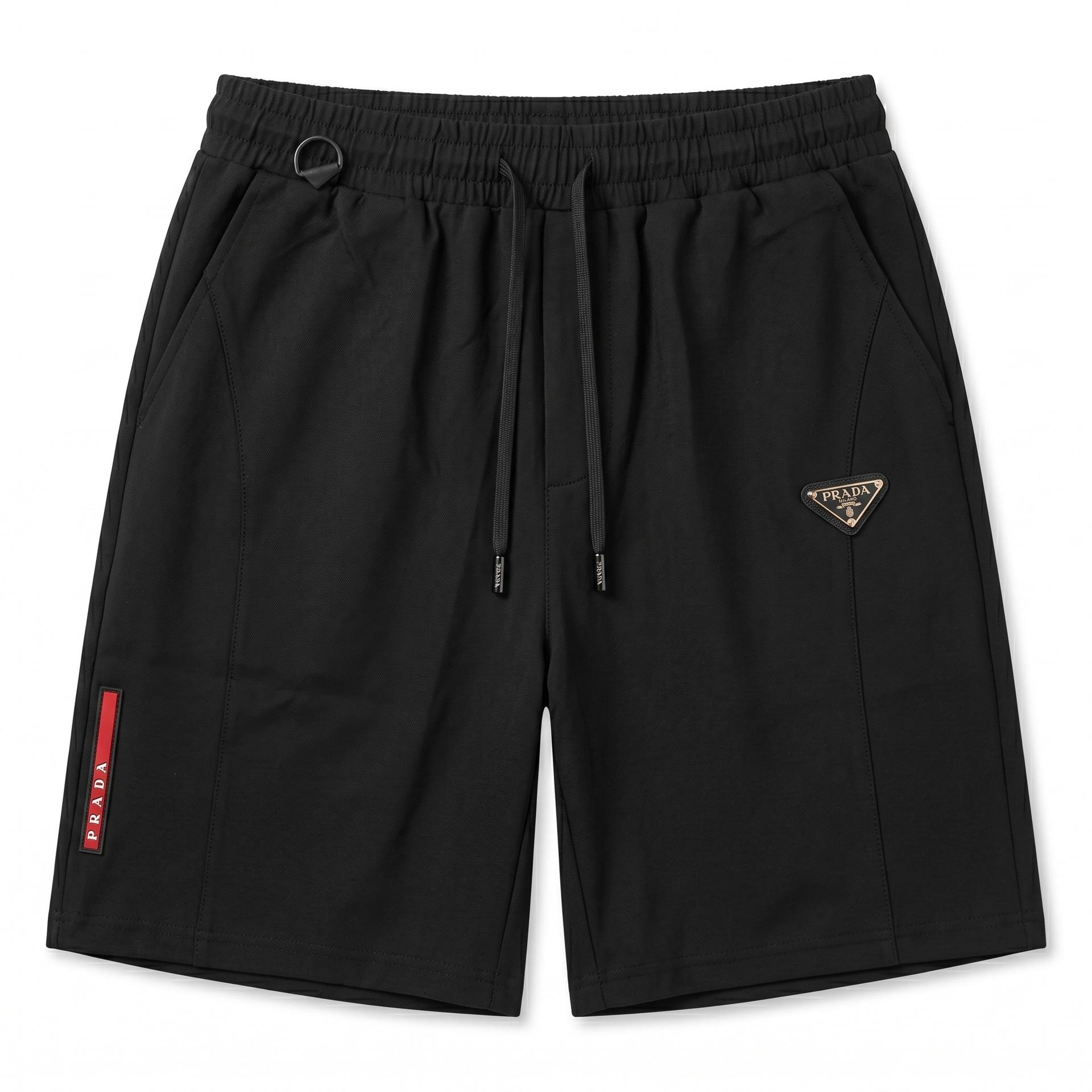 PRADA Utility Shorts Waffle Finish