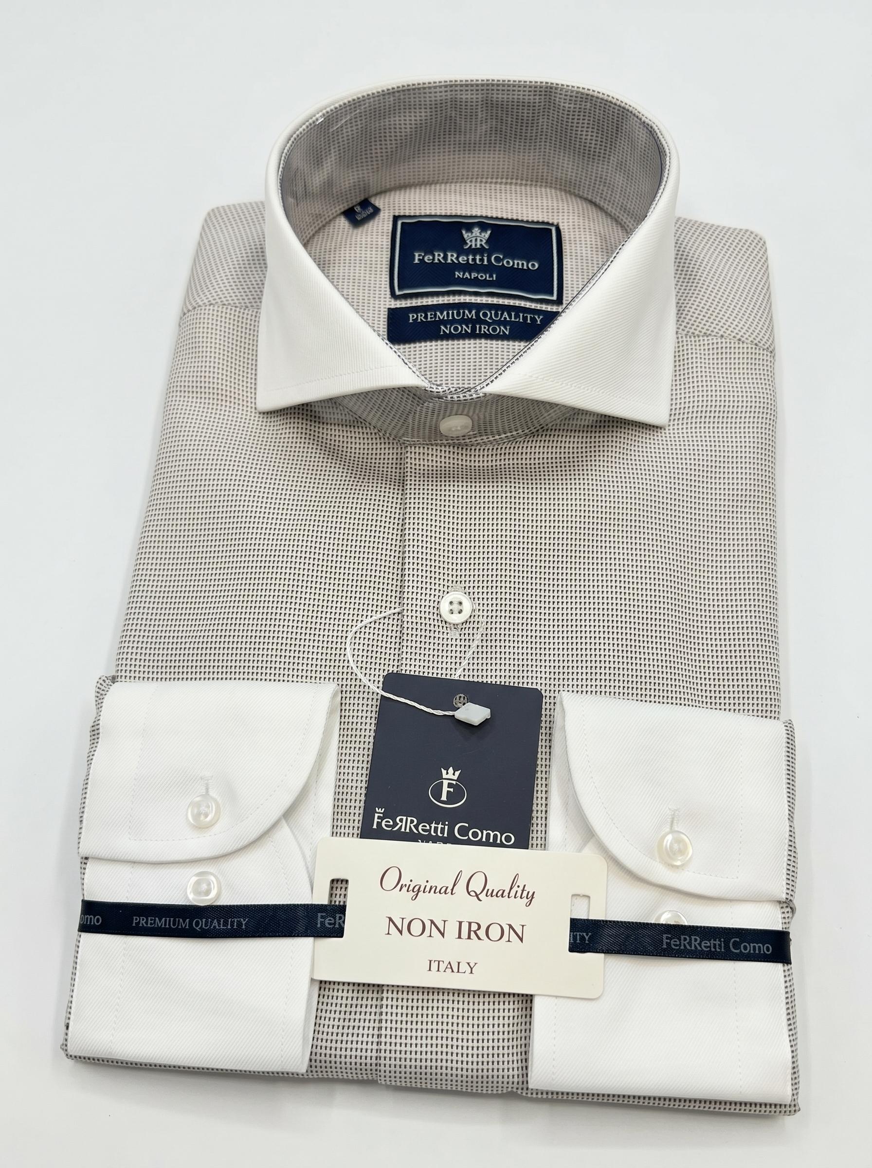 Men’s Non‑Iron Micro‑Check Shirt
