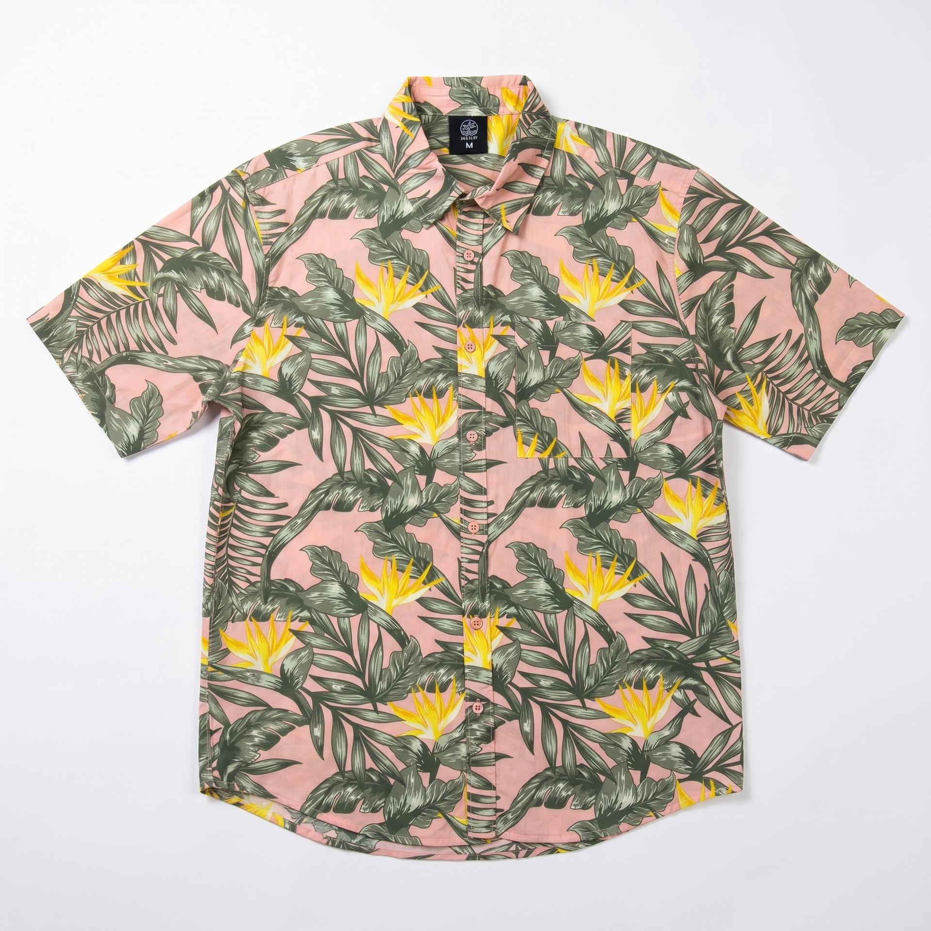 Bird of Paradise Tropical Resort Shirt