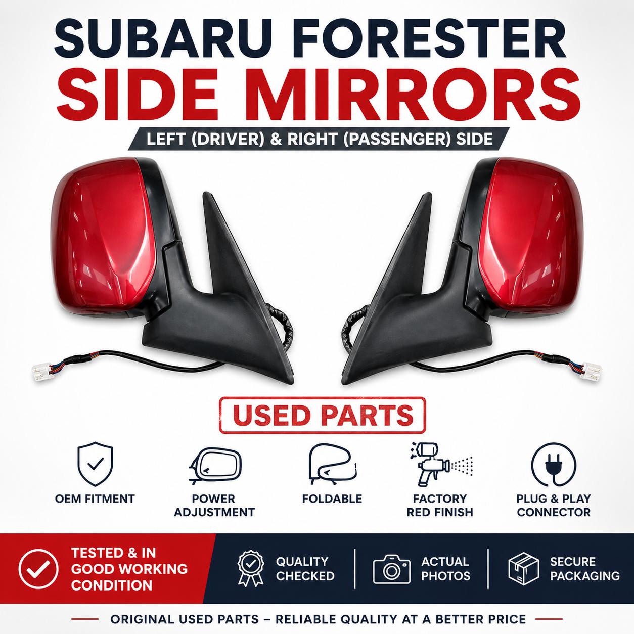 SUBARU FORESTER SH5 SIDE MIRRORS