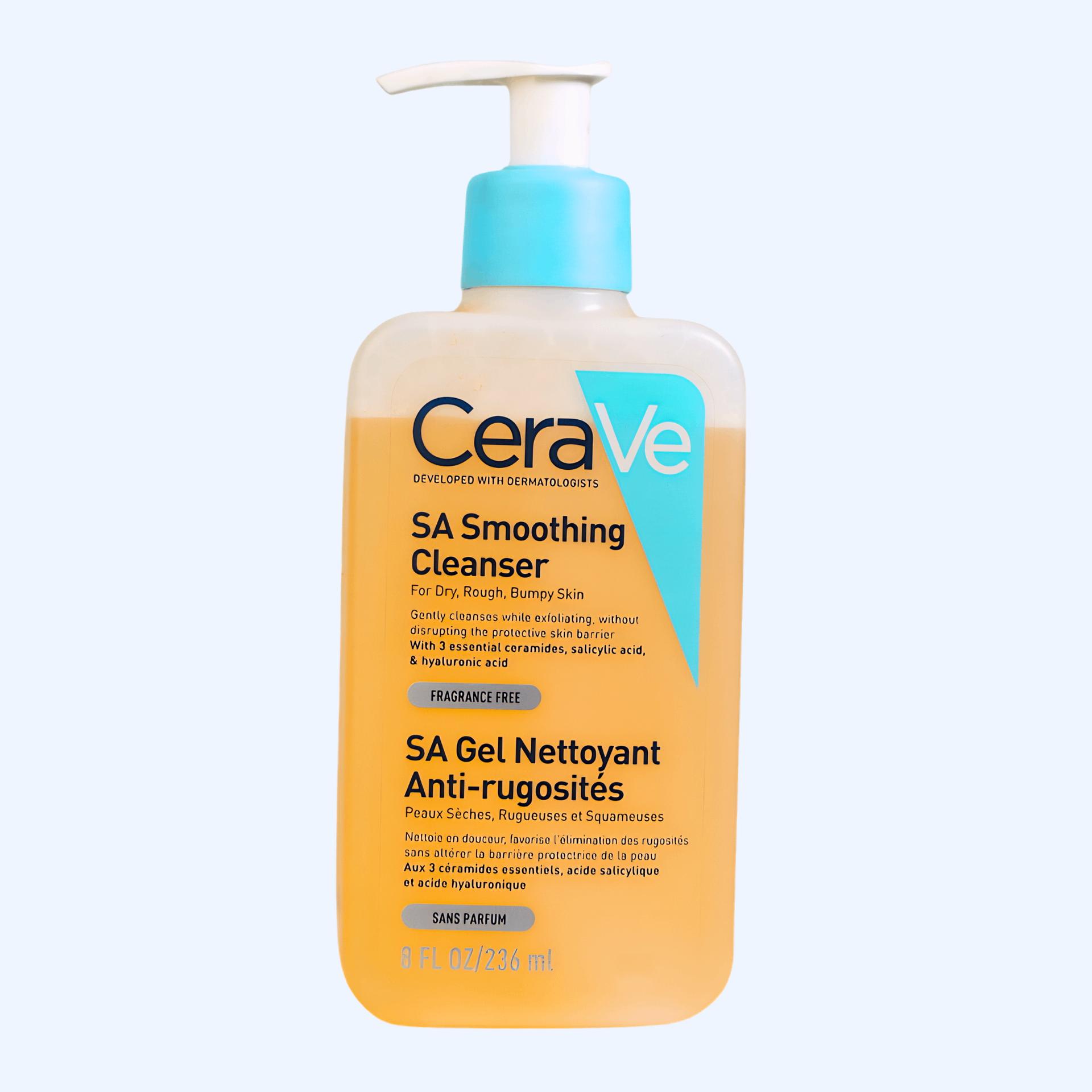 CeraVe SA Smoothing Cleanser – Exfoliating Cleanser for Smooth, Clear Skin