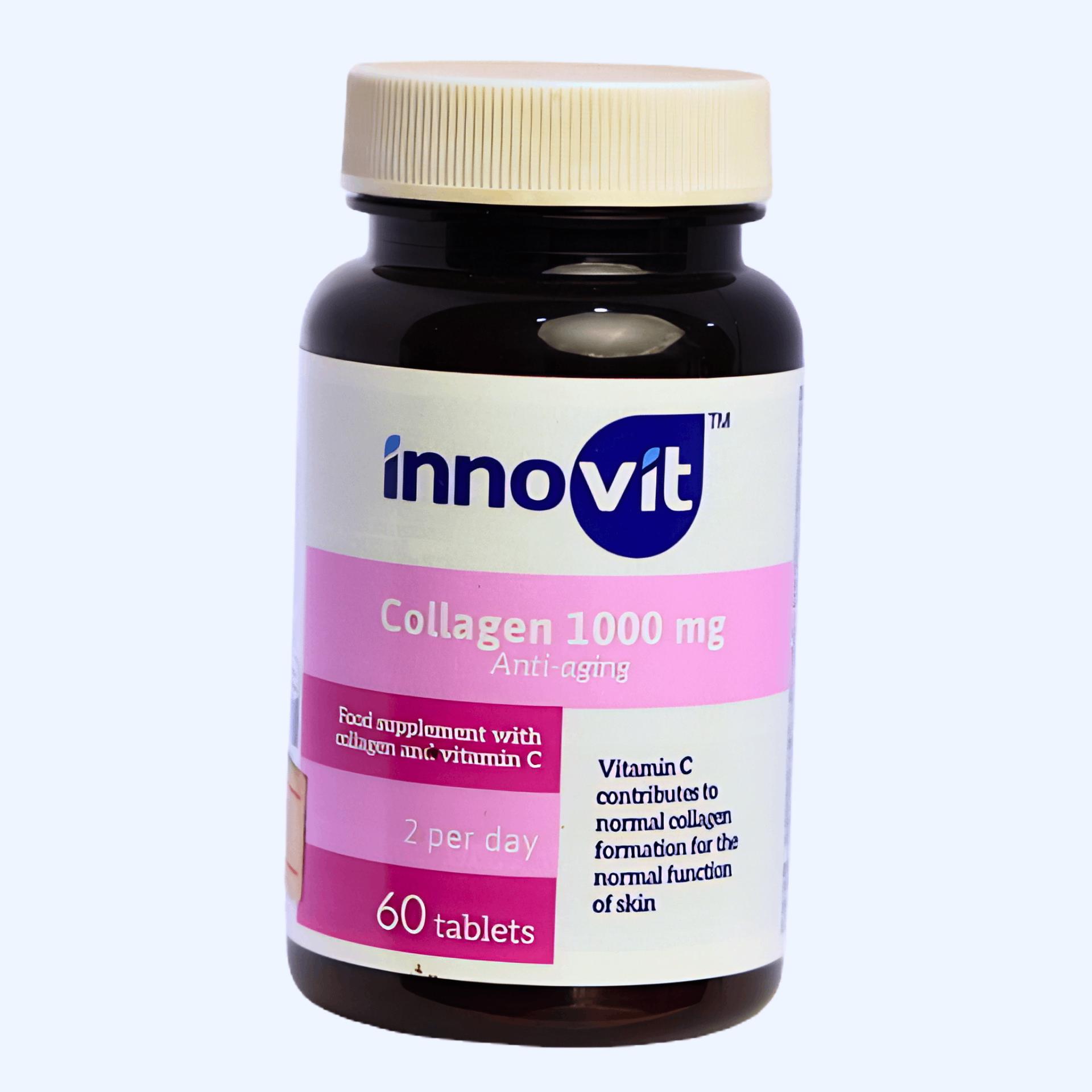 Innovit Collagen 1000 + Vitamin C – Beauty, Skin & Joint Support from Within