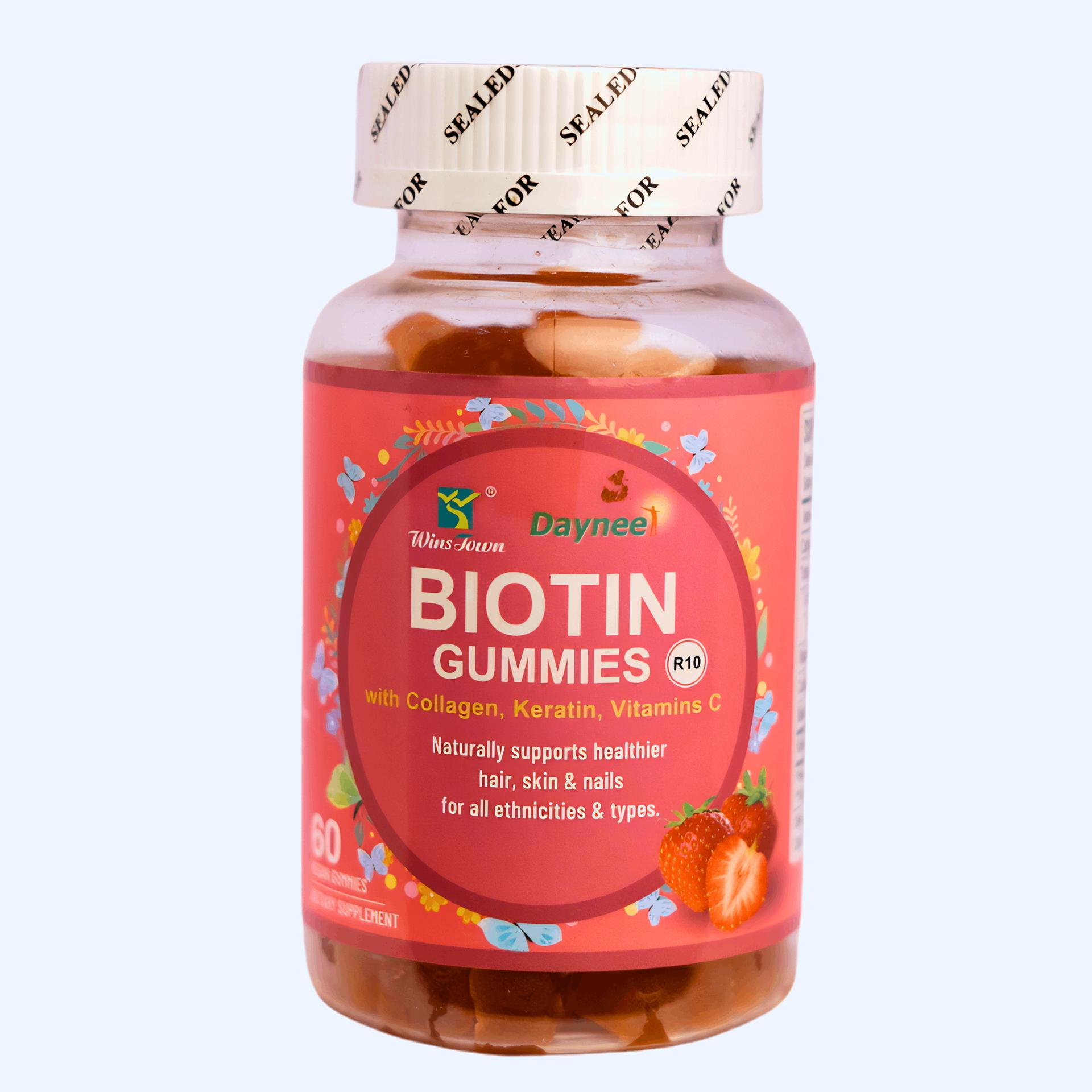 Biotin Gummies – Support for Strong Hair, Glowing Skin & Healthy Nails
