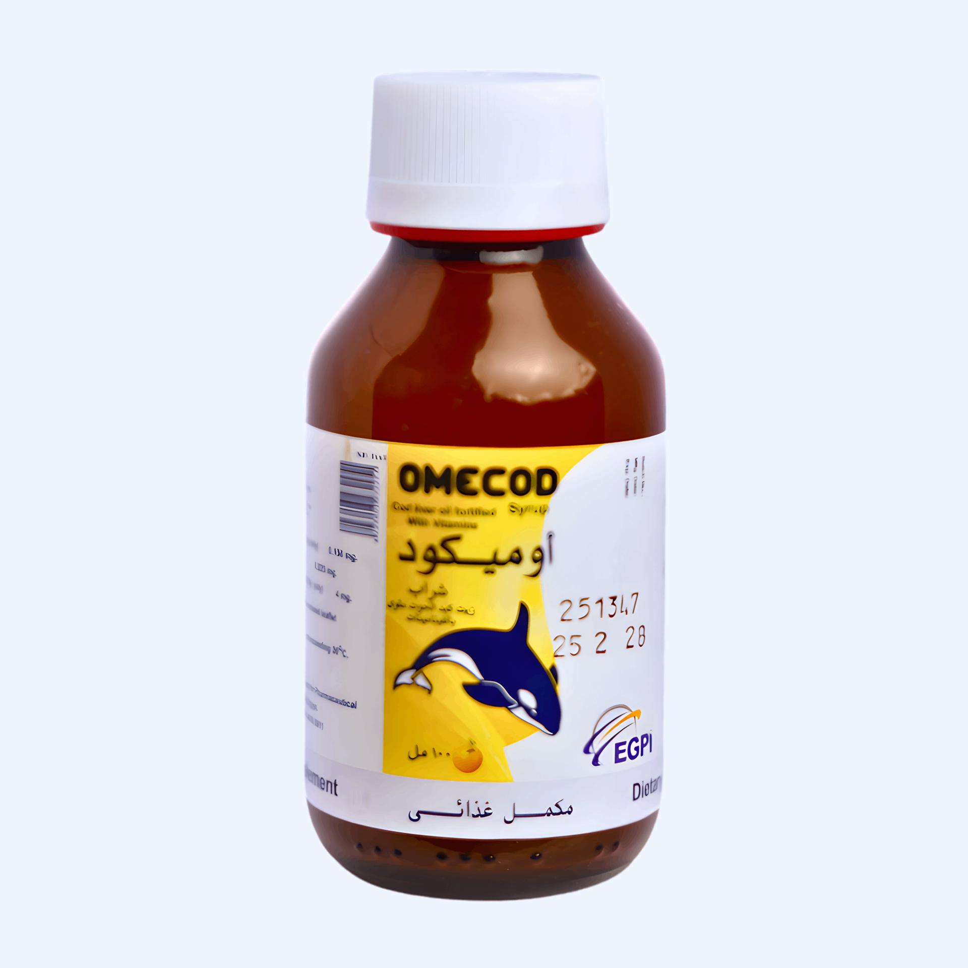 Omecod Syrup (Cod Liver Oil + Vitamins) – Growth, Immunity & Brain Support