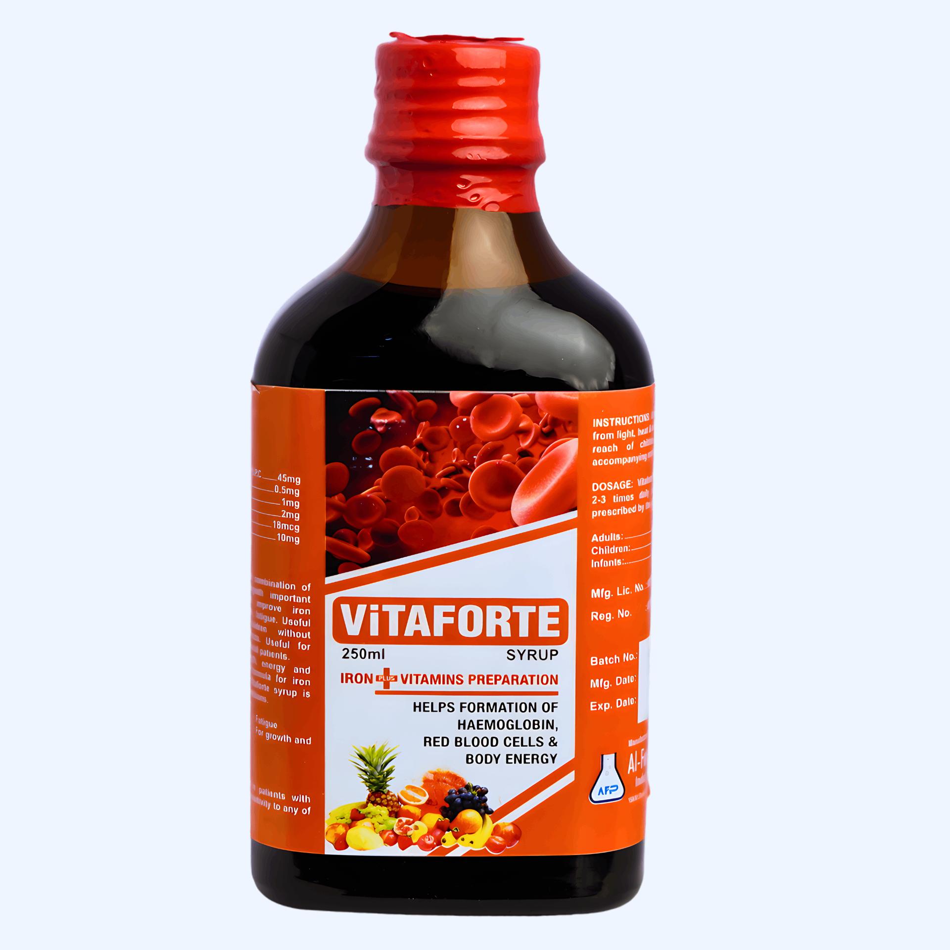 Vitaforte Syrup (Iron + Vitamins) – Blood Health & Energy Support