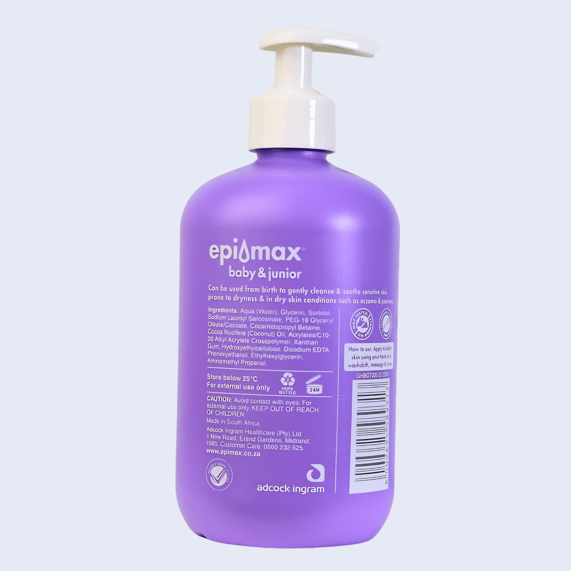 Epimax Baby & Junior Body Wash – Gentle Cleansing for Sensitive Skin