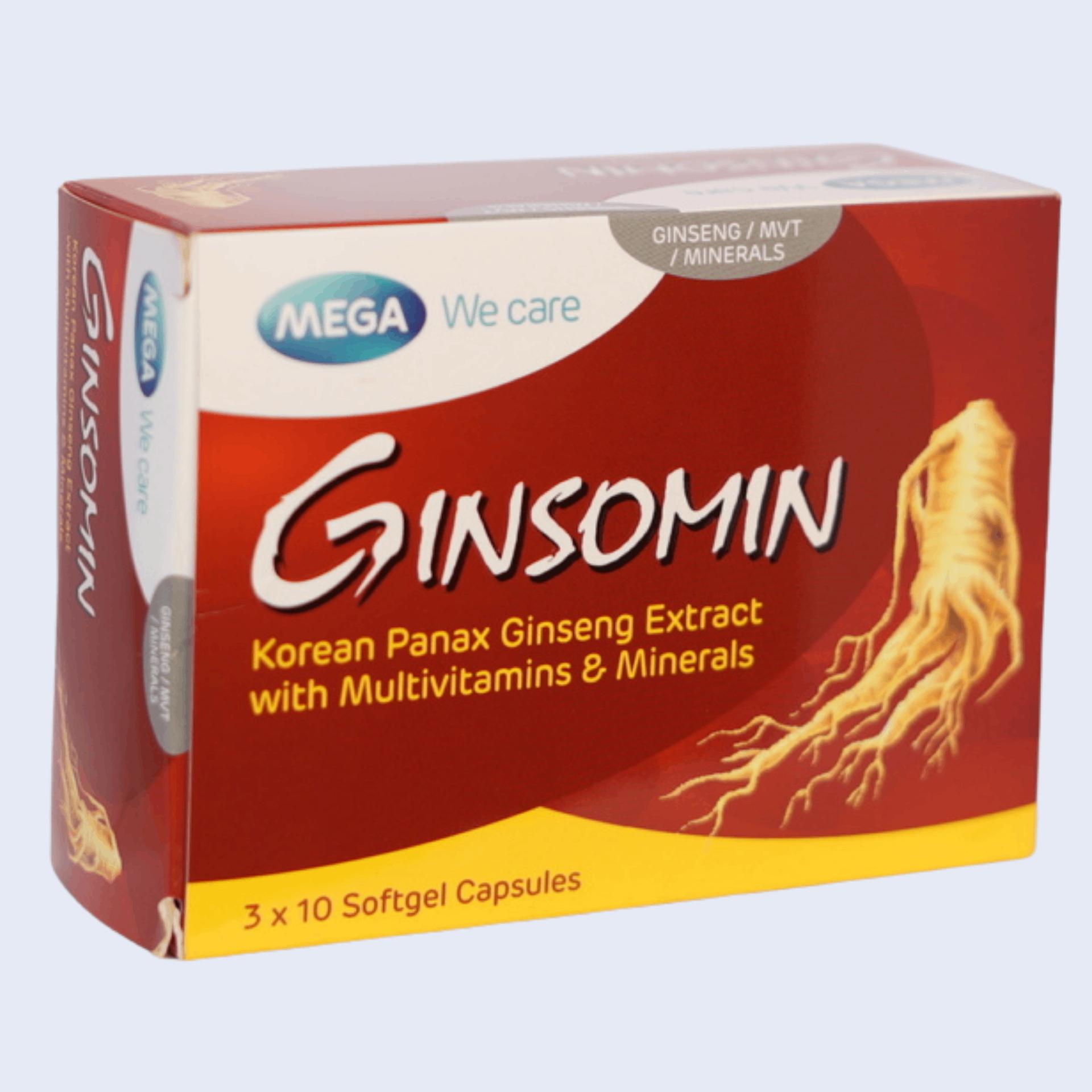 Ginsomin – Energy, Brain & Vitality Support