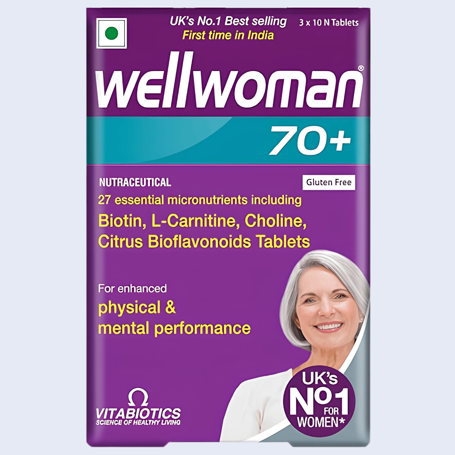 Wellwoman 70+ – Advanced Nutritional Support for Women Aged 70 and Above