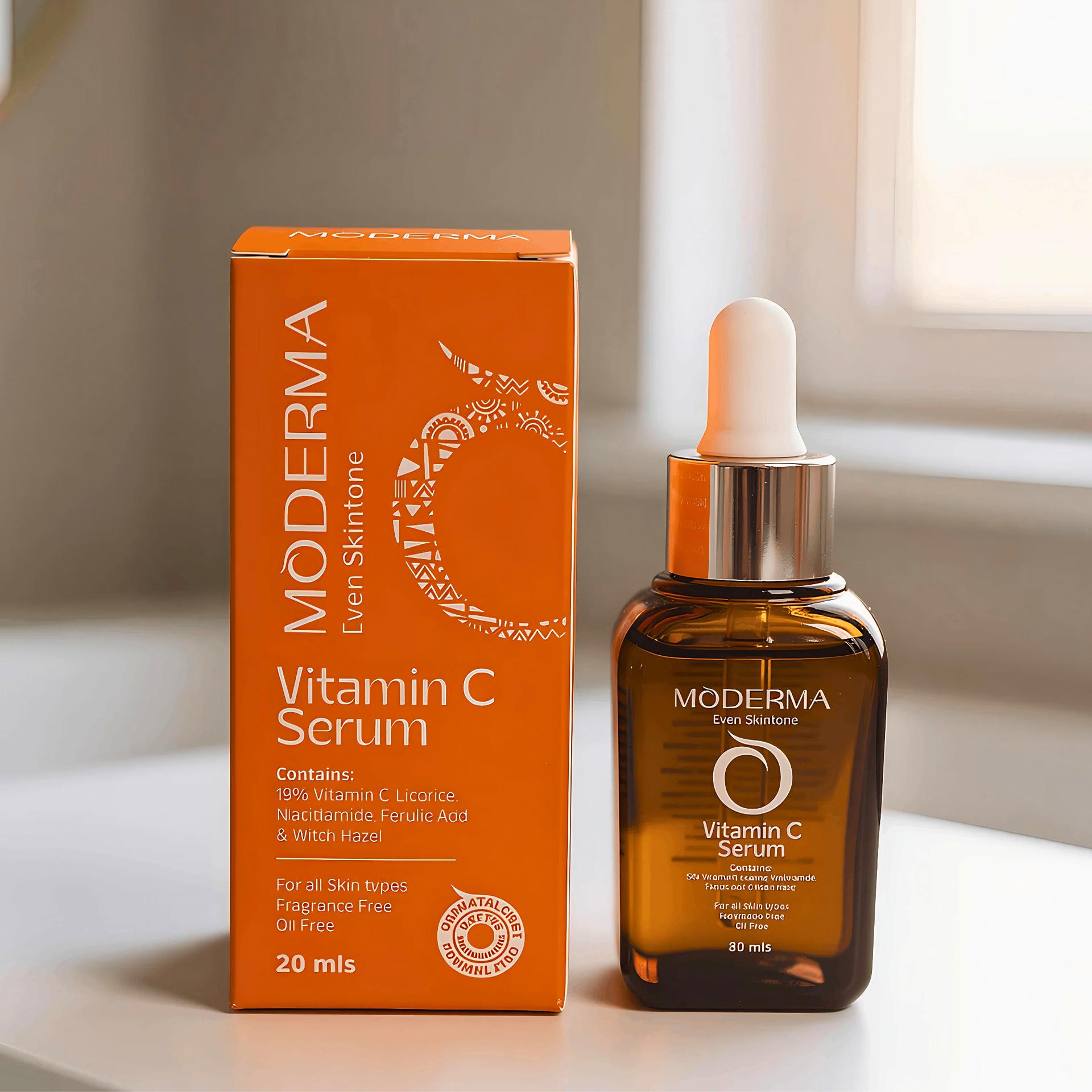 Moderma EvenSkin Tone Vitamin C Serum – Brightening & Skin Tone Correction