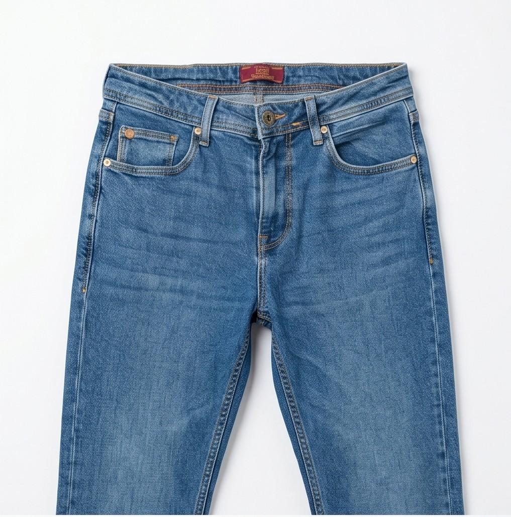 Collin’s Mid-Wash Slim Tapered Jeans