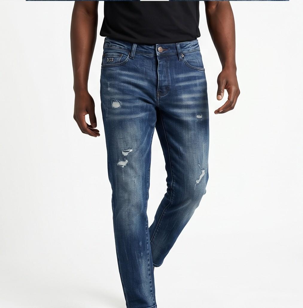 Lee Cooper Heritage Distressed Slim Jeans
