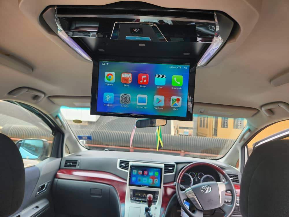 DROP DOWN CAR ROOF MONITOR SYSTEM