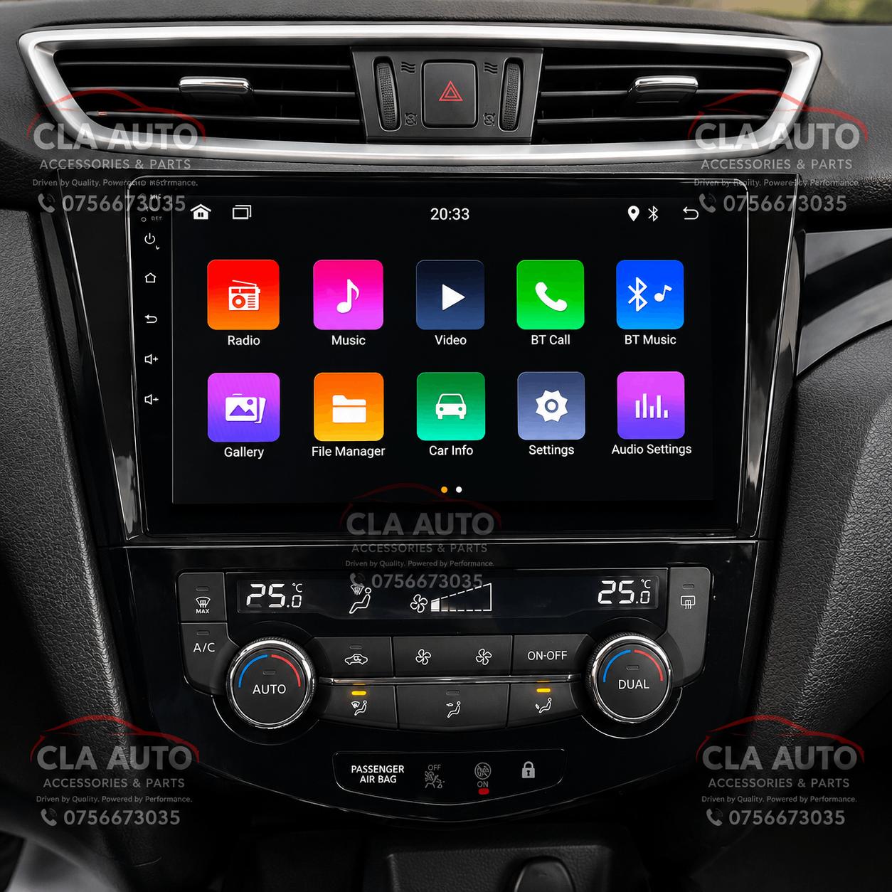 NISSAN XTRAIL 2014-2020 ANDROID SCREEN RADIO