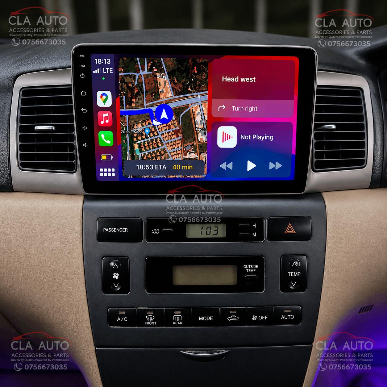 TOYOTA RUNX & ALLEX ANDROID SCREEN RADIO