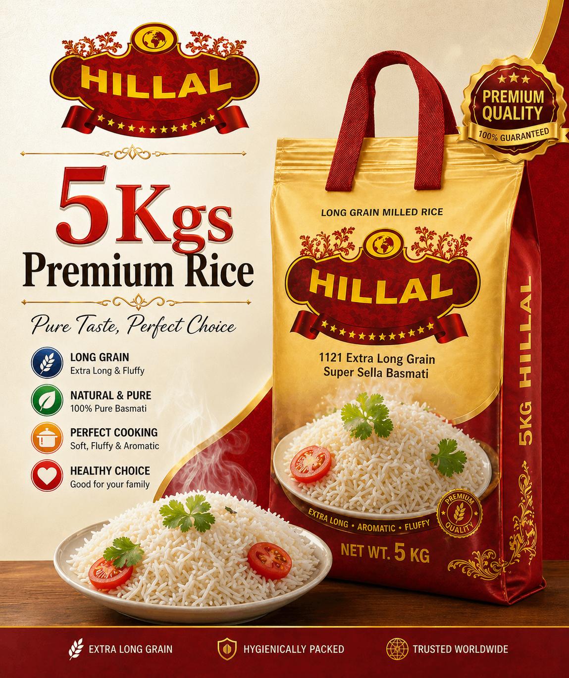 Premium Grade - Hillal Longrain 5Kgs